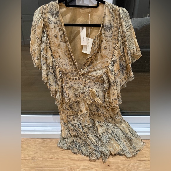 Mes Demoiselles yellow paisley dress from Anthropologie. New with tags - Picture 6 of 8